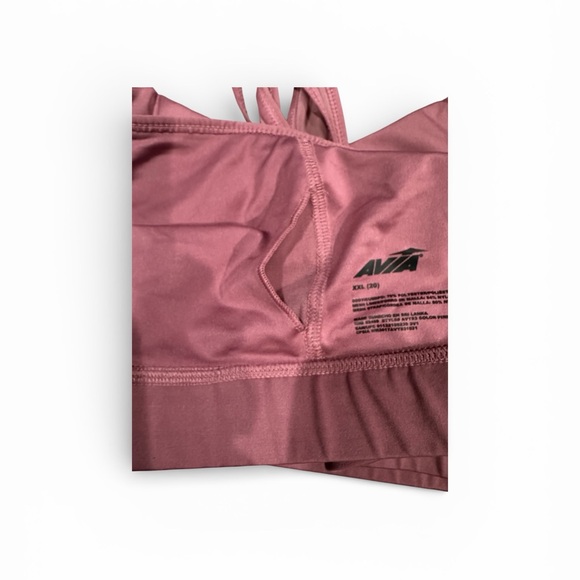 Avia Seamless Racerback Sports Bra - Mauve - Picture 4 of 4